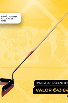 Rastra de Hule en Forma de "V"